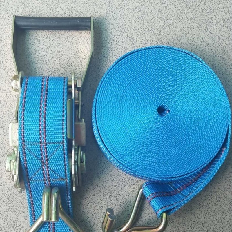 天蓝色5b公分收紧器捆绑绳固定器收紧带扁带拉紧棘轮架子拉紧器