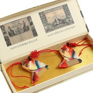 白象梳篦 中国风木梳子情侣对梳比翼齐双飞伴手小礼物创意小礼品