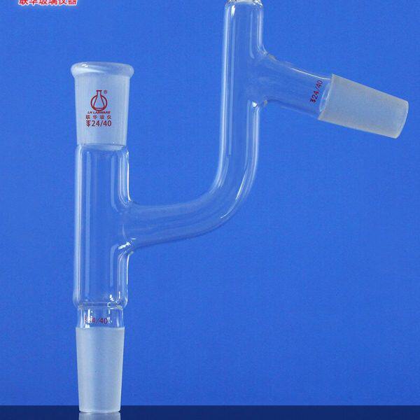 克氏蒸馏头分馏头接受管尾接管联华玻璃仪器 LH-121