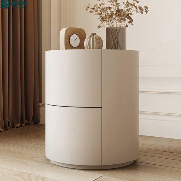 法式奶油风床头柜小型超窄40CM宽储物柜小户型极简实木夹缝收纳柜,住宅家具,床头柜,淘宝优惠券,粉丝福利购,淘宝优惠卷