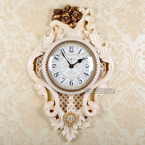 欧式挂钟大号客厅钟表欧美静音石英钟现代挂墙丽盛创意时钟创意表