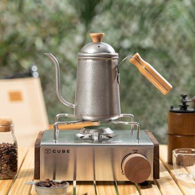 304不锈钢做旧复古工业风600ml咖啡手冲壶户外器具长嘴细口壶露营,餐饮具,手冲壶,淘宝优惠券,粉丝福利购,淘宝优惠卷