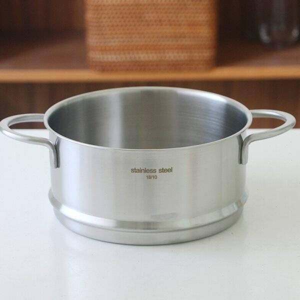 304不锈钢蒸笼蒸屉双耳蒸格小汤锅蒸锅带手柄把手16/18/20cm加深