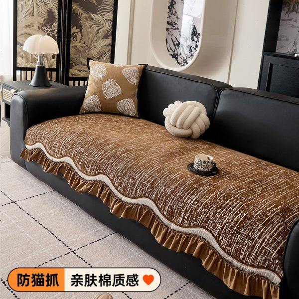 沙发垫轻奢高级感2025新款夏季固定防滑沙发巾直排沙发凉席坐垫,居家布艺,沙发垫,淘宝优惠券,粉丝福利购,淘宝优惠卷