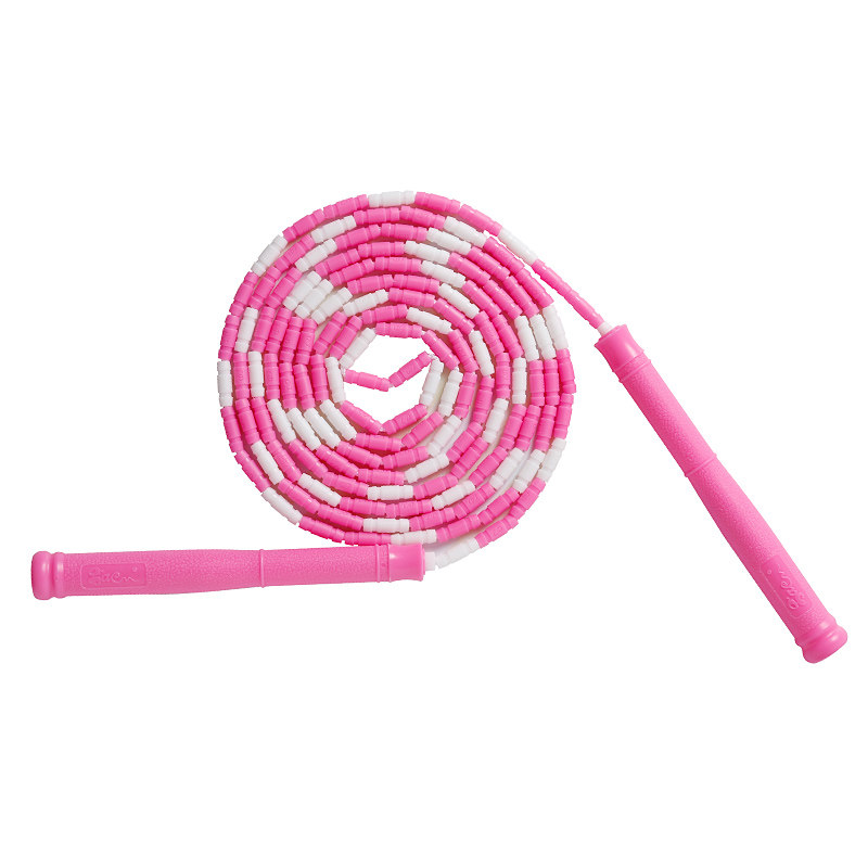 绿动软竹节跳绳儿童小孩学生幼儿入门花样花式拍子2.8M可调节