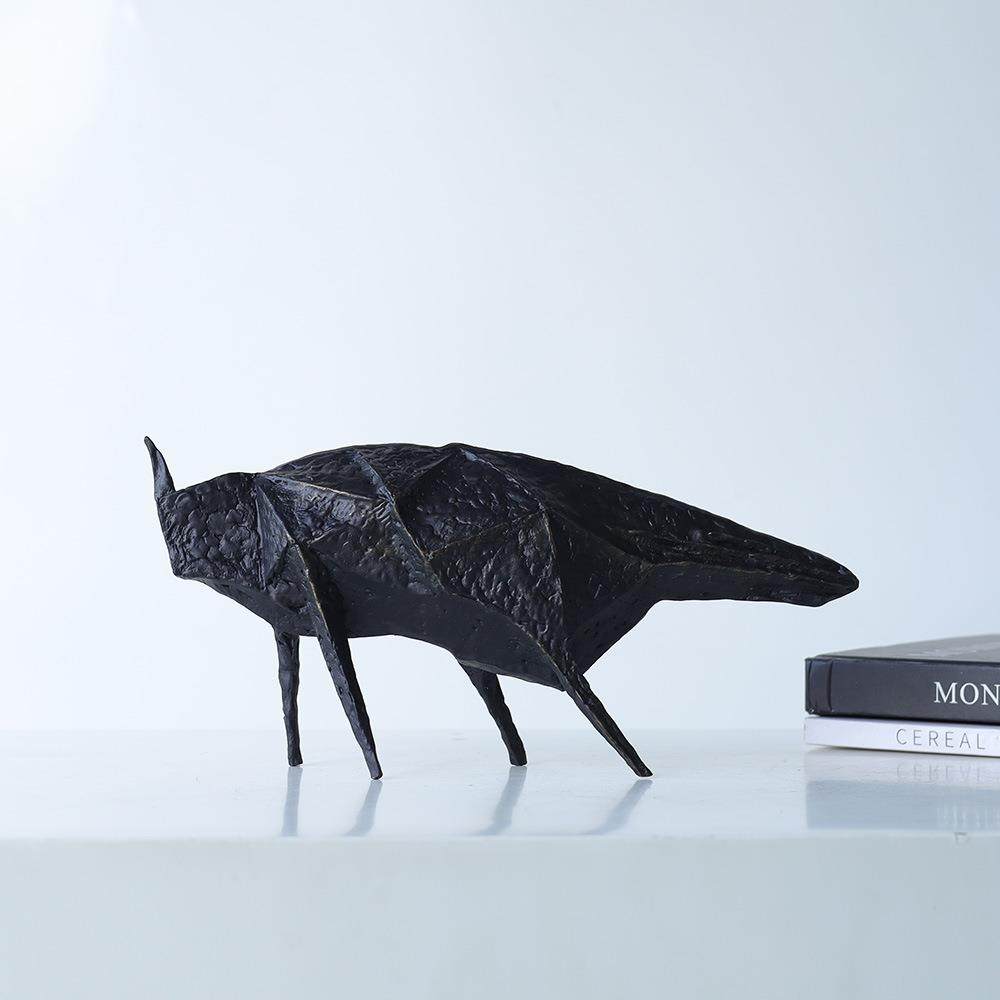 现代铸铁仿古做旧动物雕塑样板间别墅壁炉书房边柜装饰品摆件,模玩/动漫/周边/娃圈三坑/桌游,模型制作工具/辅料耗材,淘宝优惠券,粉丝福利购,淘宝优惠卷