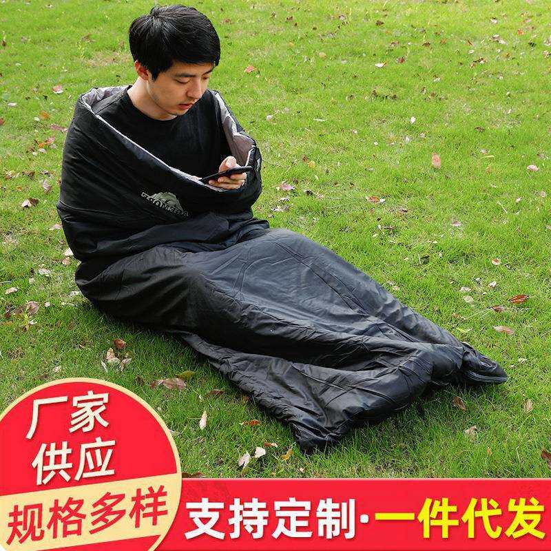三季保暖信封睡袋户外露营野营睡袋旅游成人尼龙睡袋超轻超薄睡袋
