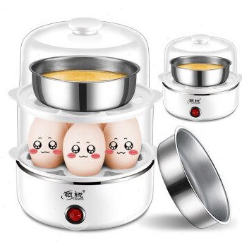 家用电蒸早餐自动断电蒸蛋器小型1人机迷你蒸鸡蛋羹煮蛋神器锅图片