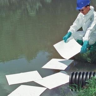 吸油纸工业用JSM-X50404箱装水池吸油材料反复使用武汉厂家