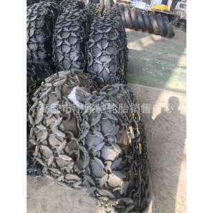 井下铲车铲运机轮胎保护链10.00-20 12.00-24锻造防滑链加密抗扎