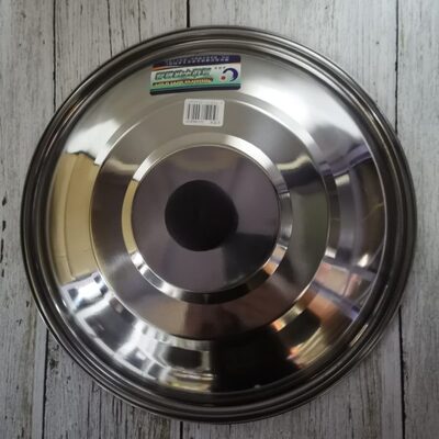 平顶锅盖32cm34cm适用锅口直径30cm32cm炒锅轻便优质不锈钢锅盖