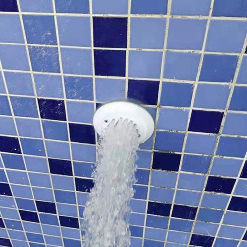 游泳池装饰盖直插式温泉池给水口布水口J不锈钢回水口出水口溢水