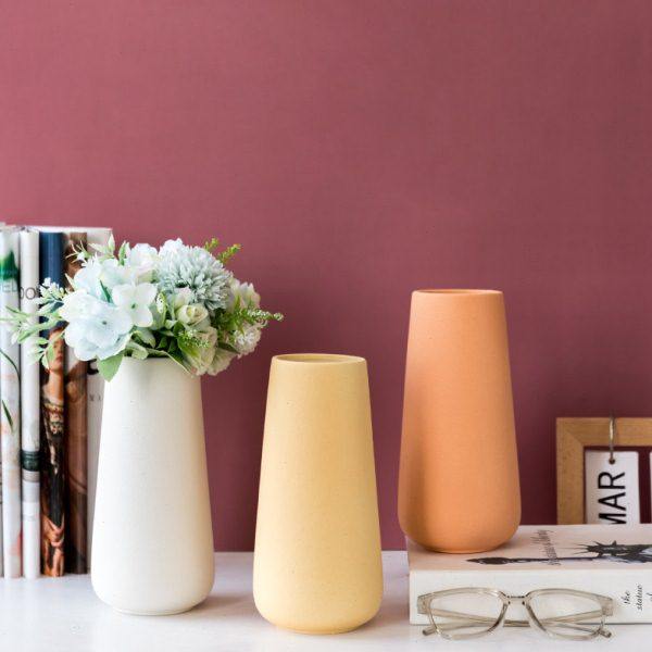 轻奢陶瓷花瓶水培茶几插花干花简约现代北欧餐桌客厅家居装饰摆件,家居饰品,花瓶,淘宝优惠券,粉丝福利购,淘宝优惠卷