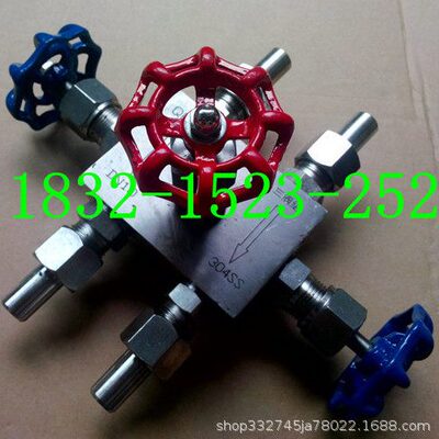 QFF3-64P/160P DN10 304SS不锈钢活接对焊接式一体式平衡三阀组