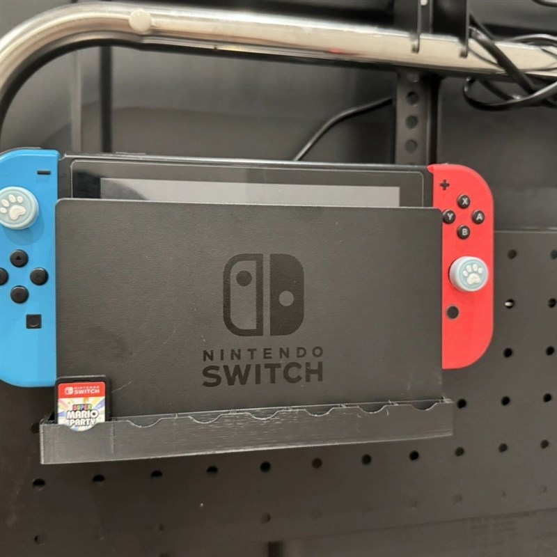 圆孔洞洞板游戏机挂架适配Switch主机收D纳16/25/26/30/32孔距定