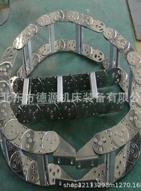 源头TL75框架型钢铝拖链  工程桥式不锈钢电缆穿线钢铝拖链厂家