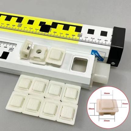 塔尺卡扣方形圆形按钮水准仪铝合金塔尺配件通用尺扣3米5米7米