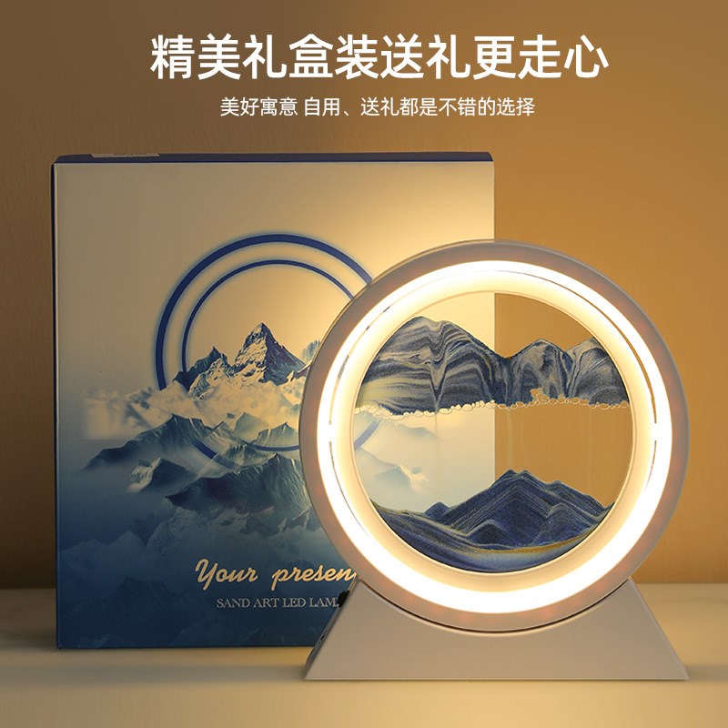 创意流沙画沙漏摆件客厅电视柜酒柜轻奢家K居装饰品办公室桌面礼