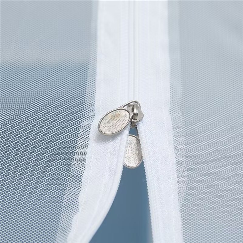 学生宿舍方顶蚊i帐回型底U型拉炼上铺三开门下铺单开门网纱顶布顶