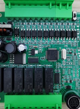 国产PLaC工控板 可编程控制器 2N 1N 16MR (B)