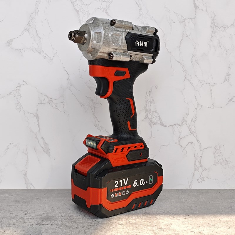 全铝大功率无刷电动扳手敲击800N架子工木工锂电风炮工Y地冲击扳