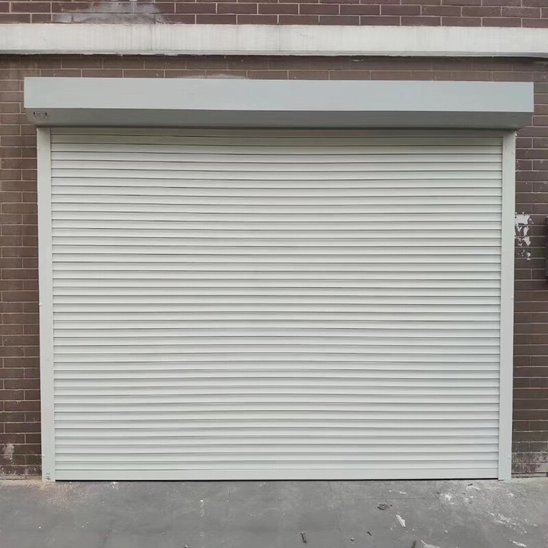 上海铝合金卷帘门定做电动遥控商铺别墅车库门厂房家用升降卷闸门
