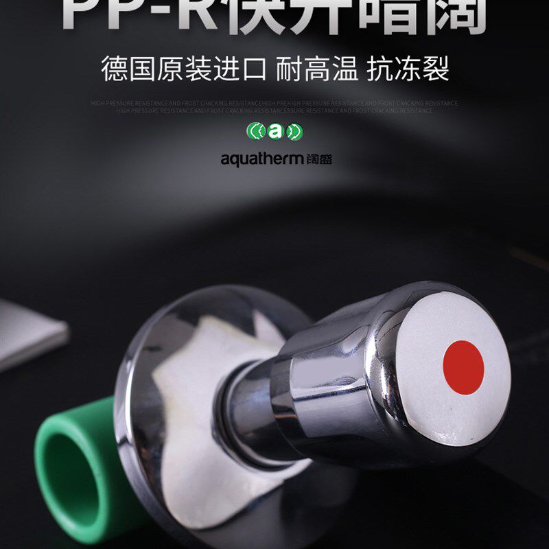 德国原装进口阔盛PPR水管热熔配件暗门总总开关热水