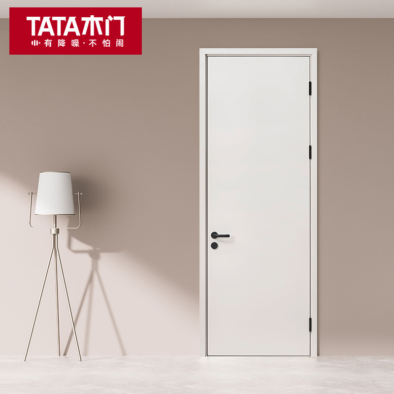 TATA木门极简房间门卧室门移门室内复合门推拉门套装门Z001