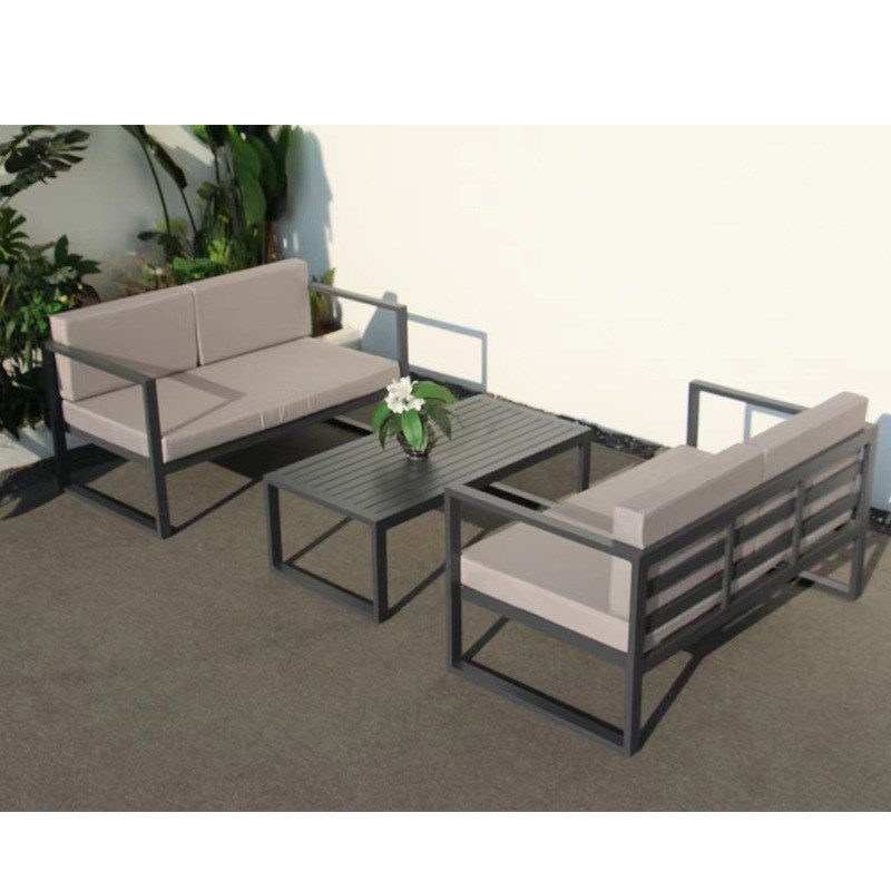 户外铝合金沙发组合阳光房家具室外阳台小沙发 露台庭院别墅沙发