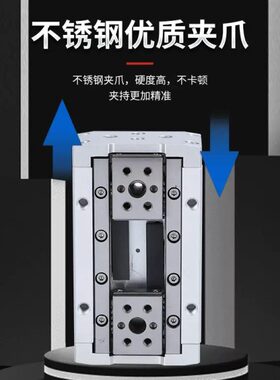 平行薄型手指气缸HFD8/12/16/20/25X10/15/20/25/30/40/50/60/80