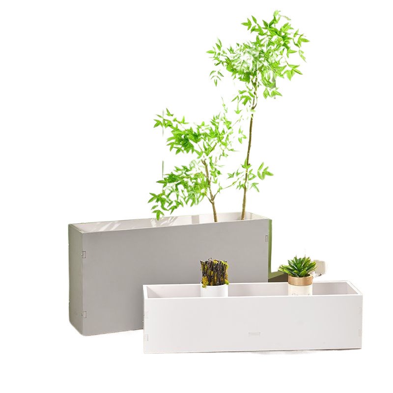 长方形户外花箱防腐种植箱庭院阳台种菜花盆围栏隔断花槽