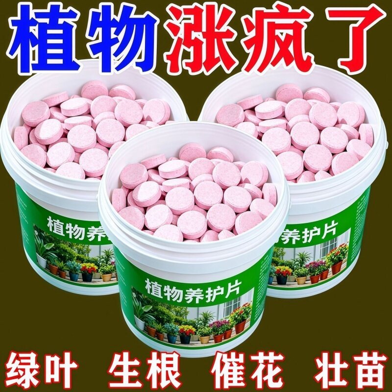 植物养护片缓释型肥料片氮磷钾绿植种花养花家用果蔬盆栽营养液