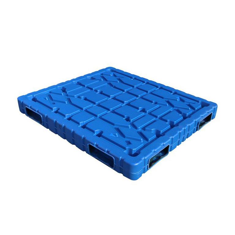 九脚吹塑托盘叉车物流平面卡板仓库周转塑胶防潮垫板塑料托盘厂家