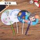 广告扇定制筷子柄宣传扇子定做印logo10I00把卡通开业宣传扇pp塑