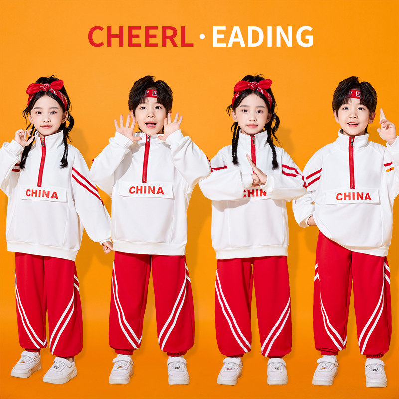 儿童啦啦队演出服小学生运动会