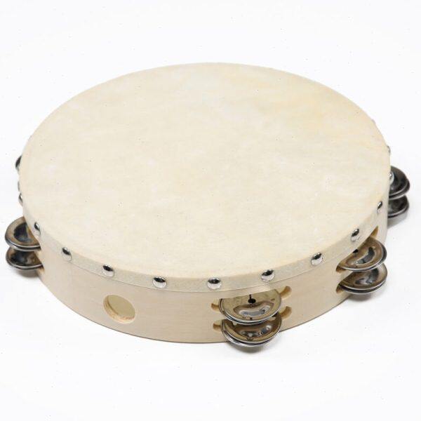 铃豉 表演演出手铃舞蹈道具肚皮舞铃豉 双排花铃圈手鼓加厚