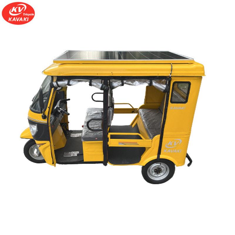 LVKA排观光电动三轮车200CC250CC太阳能嘟嘟小三轮汽油载客车