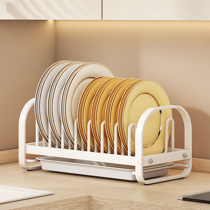 厨房台面碗碟收纳架o橱柜碗架拉篮碗盘盘子沥水置物架碗盘架