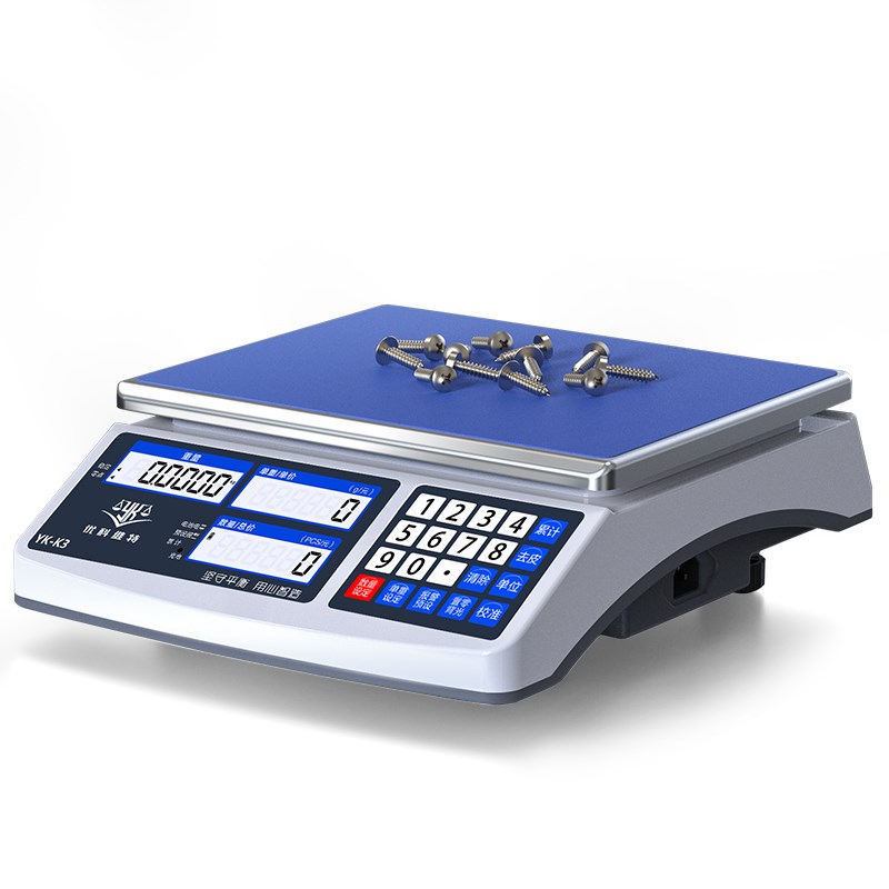 高精度工业计数秤精准电子克称秤商用30kg电子O台秤0.1克精密称重