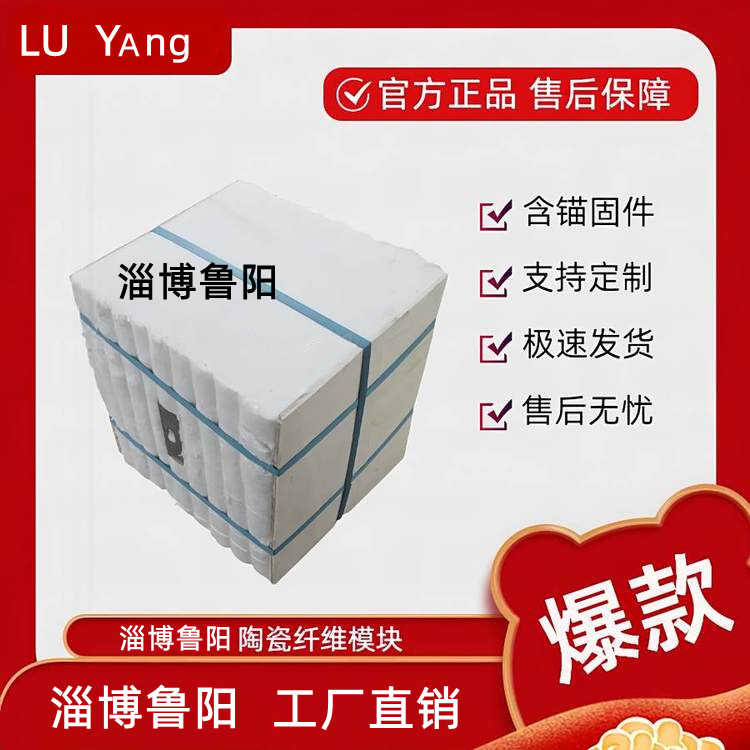 鲁阳硅酸铝纤维模块厂家直销发货