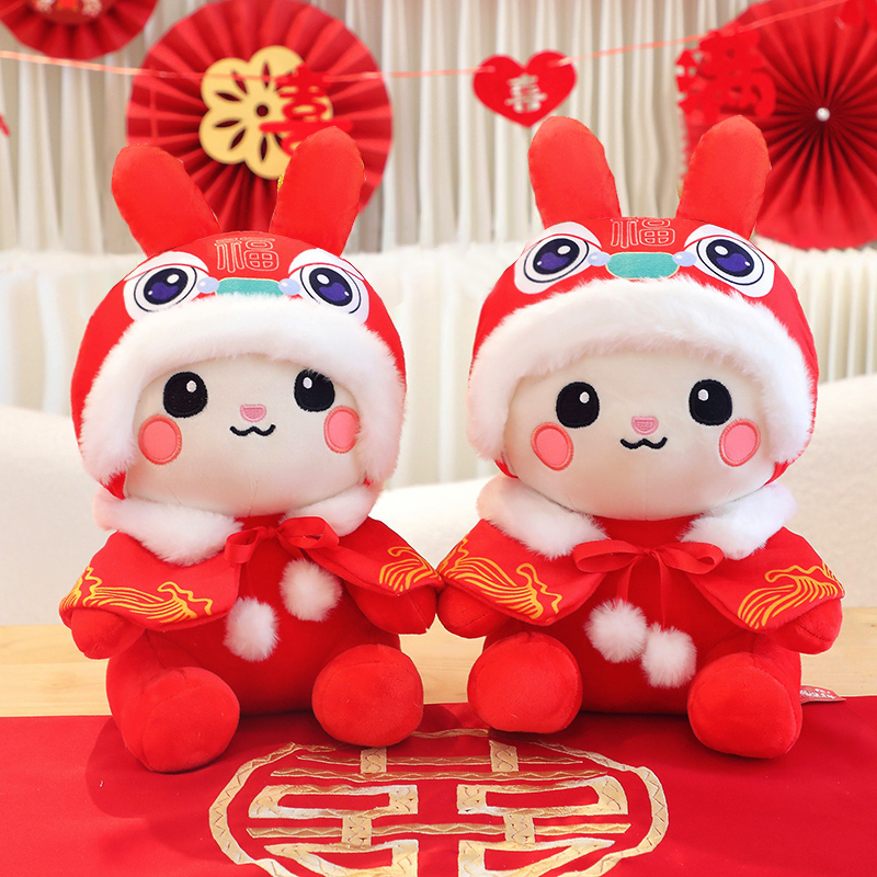 压床一对娃娃摆件新婚高档v礼物婚房公仔结婚床上新款喜娃娃抱枕