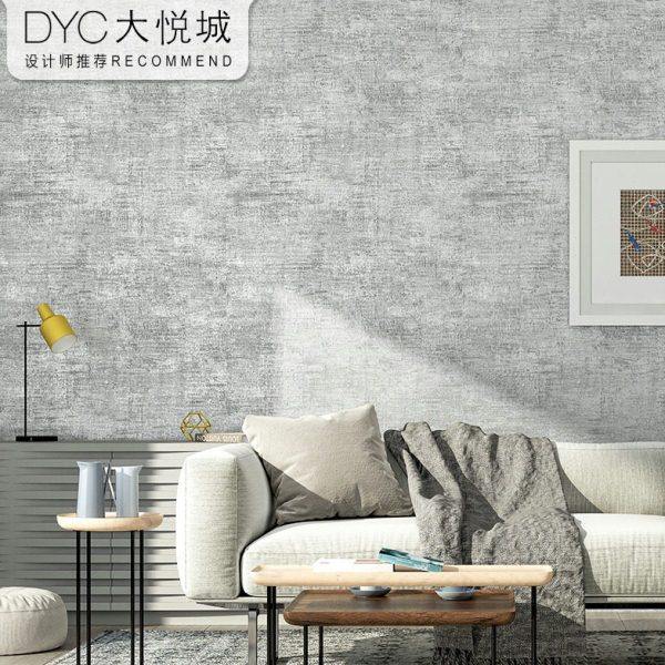 素色纯色墙纸北欧风格孔雀蓝绿灰色系家装家用客厅卧室水泥灰壁纸,家装主材,无纺布墙纸,淘宝优惠券,粉丝福利购,淘宝优惠卷