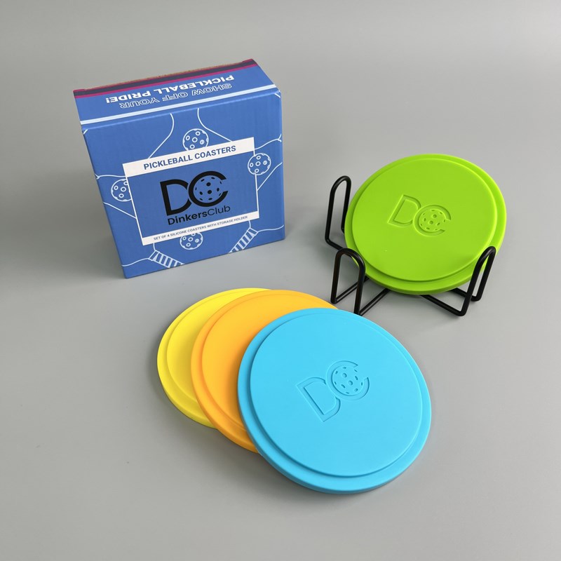 出口单!7mm加厚!家用户外圆形硅胶耐高温防烫隔热杯X垫碗垫5件套