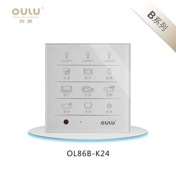 欧璐智能开关 触摸开关 智能墙壁开关 86型OL86A-KA升级K24多控开,电子/电工,家用场景面板,淘宝优惠券,粉丝福利购,淘宝优惠卷