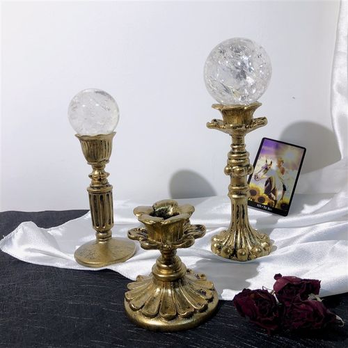 树脂水晶球摆件底m座水晶球座置物架球托架支架欧式新款高档轻奢