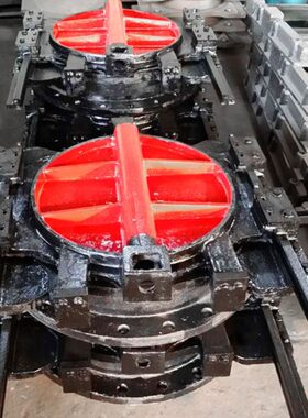 DN500电动铸铁圆闸门  污水启闭机闸门 扬州厂家