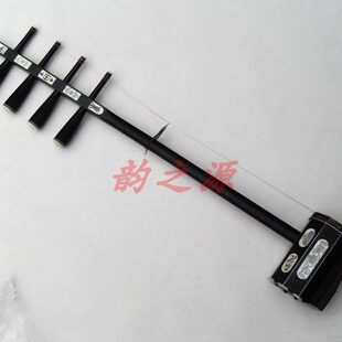 蒙古四胡 四胡乐器 黑檀骨雕高音四胡 高音四胡 配件齐全