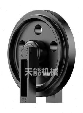 挖掘机卡特E324/322/323/320导向轮涨紧轮引导轮行走轮铸铁配件