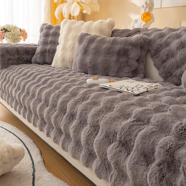 不掉毛兔毛绒沙发垫冬季防滑坐垫撸猫感沙发套罩2023新款加厚盖布,居家布艺,沙发垫,淘宝优惠券,粉丝福利购,淘宝优惠卷