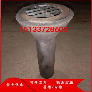 桥梁铸铁泄水管地漏泄水孔圆形矩形篦子格栅管盖下水口接头排水管